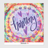 Sticker Harmonie Plutôt Floral Inspirant Inspiriity (Feuille)