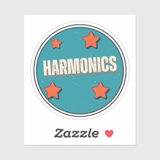 Sticker Harmoniques (Feuille)