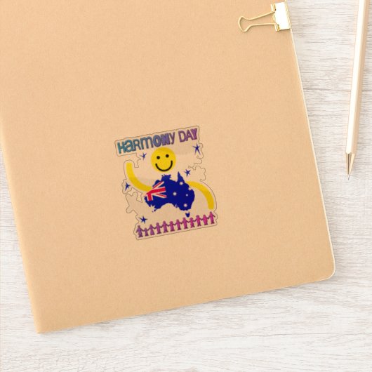 Sticker Harmony Day Australie (Carnet)