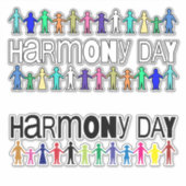 Sticker Harmony Day Australie (Devant)