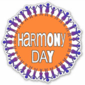 Sticker Harmony day, Australie (Devant)