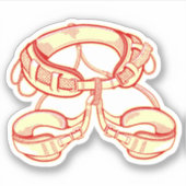 Sticker Harnais escalade (Devant)