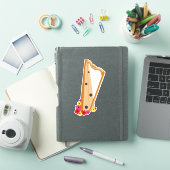 Sticker Harpe Aux Fleurs, Joli Harpiste (Couverture iPad)