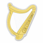 Sticker Harpe irlandaise (Devant)