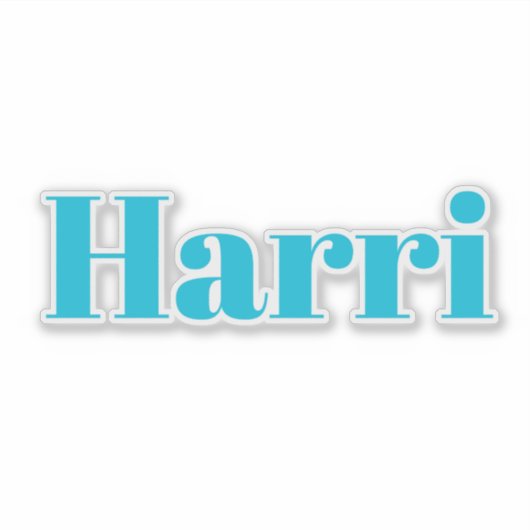 Sticker Harri (Devant)