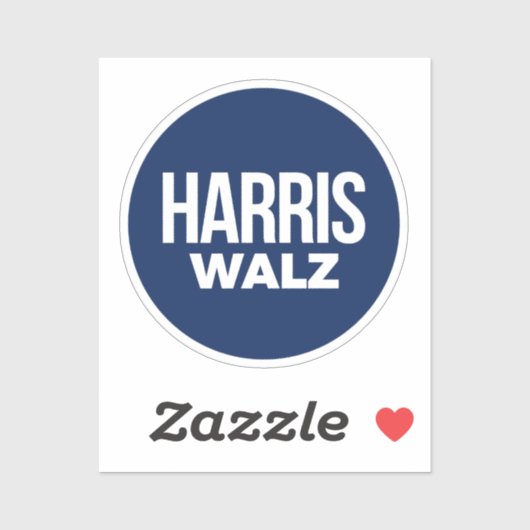 Sticker Harris Walz (Feuille)