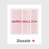 Sticker Harris Walz 2024 (Feuille)