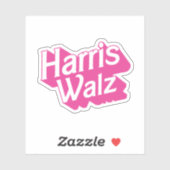 Sticker Harris Walz Pink (Feuille)