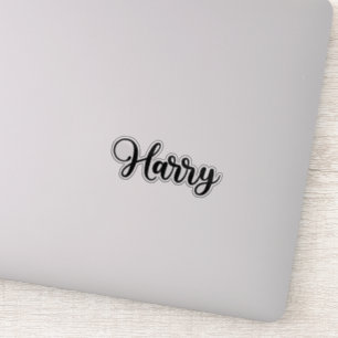 Sticker Harry Name - Calligraphie manuscrite