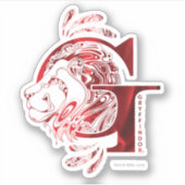 Sticker Harry Potter | Aguamenti GRYFFINDOR™ Graphique (Devant)