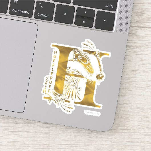 Sticker Harry Potter | Aguamenti HUFFLEPUFF™ Graphic (Détail)