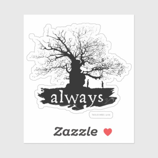 Sticker Harry Potter | Always Quote Silhouette (Feuille)