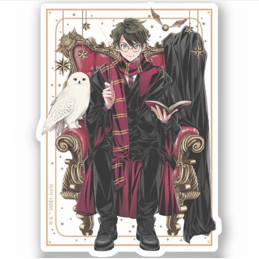 Sticker HARRY POTTER™ | Anime HARRY POTTER™ assis (Devant)