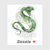 Sticker Harry Potter | Aquarelle SLYTHERIN™ (Feuille)