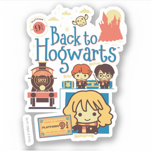 STICKER HARRY POTTER | BACK TO HOGWARTS™ (Devant)