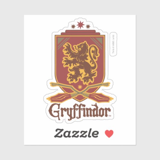 Sticker Harry Potter | Badge Gryffindor QUIDDITCH™ (Feuille)
