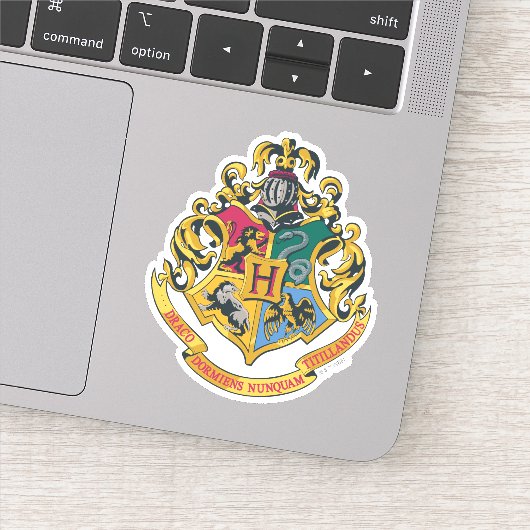 Sticker Harry Potter | Cimier de Poudlard - Couleur complè (Détail)