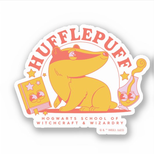 Sticker HARRY POTTER™ | Cute HUFFLEPUFF™ (Devant)