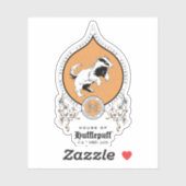 Sticker HARRY POTTER™ | Délicat croquis HUFLEPUFF™ Crest (Feuille)