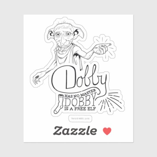 Sticker Harry Potter| Dobby sans maître (Feuille)