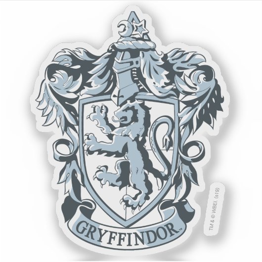 Sticker Harry Potter | Gryffindor Crest Blue (Devant)