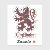 Sticker Harry Potter | Gryffindor Lion Graphic (Feuille)