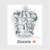 Sticker Harry Potter | Gryffindor Stencil Esquisse (Feuille)