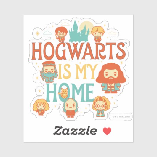 STICKER HARRY POTTER™ | HOGWARTS™ EST MA MAISON (Feuille)