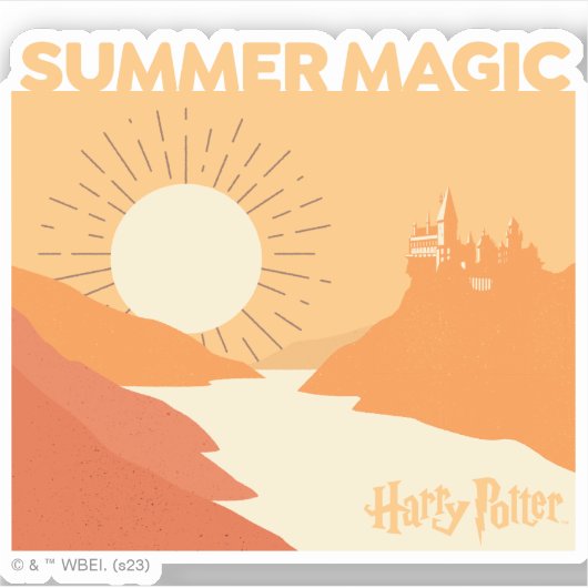Sticker HARRY POTTER™ | HOGWARTS™ Summer Magic (Devant)