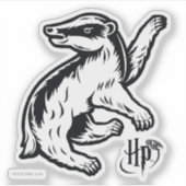 Sticker Harry Potter| Icône Badger de Hufflepuff (Devant)