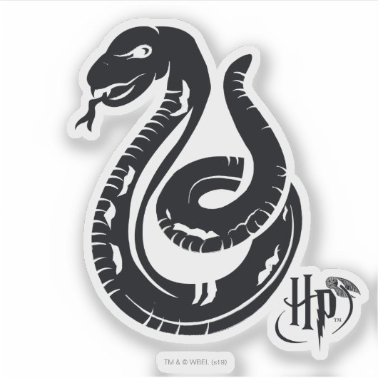 Sticker Harry Potter | Icône de serpent de Serpentard (Devant)