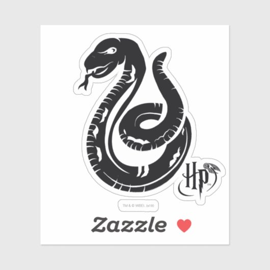 Sticker Harry Potter | Icône de serpent de Serpentard (Feuille)