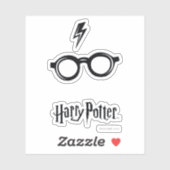 Sticker Harry Potter | Lightning Scar and Glasses (Feuille)