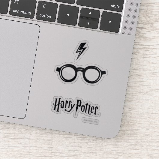 Sticker Harry Potter | Lightning Scar and Glasses (Détail)