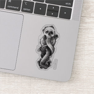 Sticker Harry Potter Marque des Ténèbres Aquarelle