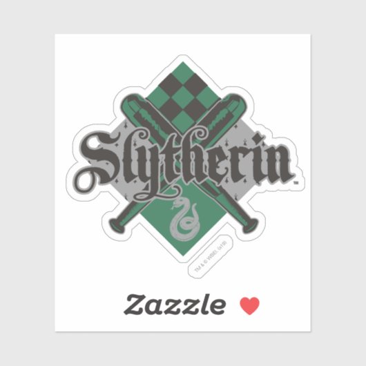 Sticker Harry Potter | Slytherin QUIDDITCH™ Crest (Feuille)
