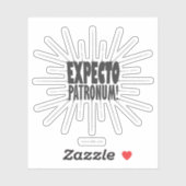 Sticker Harry Potter Spell | ATTENDEZ PATRONUM™ ! (Feuille)