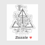 Sticker Harry Potter Spell| HAUTEUR DE MORT Graphique (Feuille)