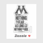 Sticker Harry Potter Spell | Ministère de la propagande ma (Feuille)