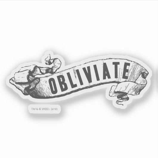 Sticker Harry Potter Spell| Oblivir (Devant)