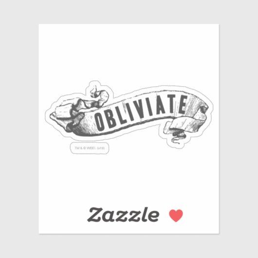 Sticker Harry Potter Spell| Oblivir (Feuille)