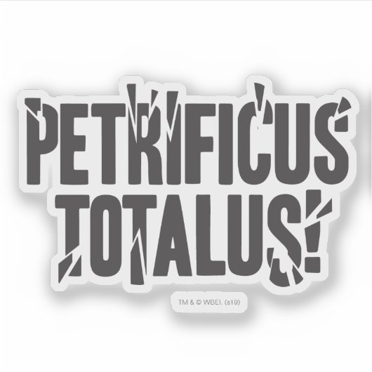 Sticker Harry Potter Spell | Petrificus Totalus ! (Devant)