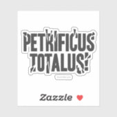 Sticker Harry Potter Spell | Petrificus Totalus ! (Feuille)