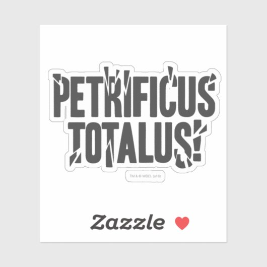 Sticker Harry Potter Spell | Petrificus Totalus ! (Feuille)