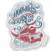 Sticker Harry Potter | Typographie Express Hogwarts (Devant)