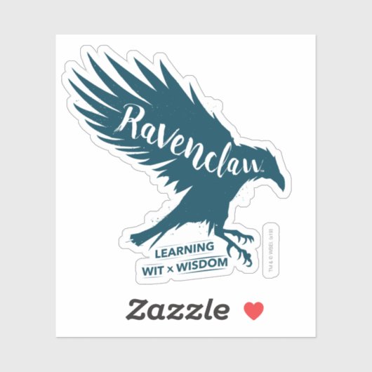 Sticker Harry Potter | Typographie Silhouette RAVENCLAW™ (Feuille)
