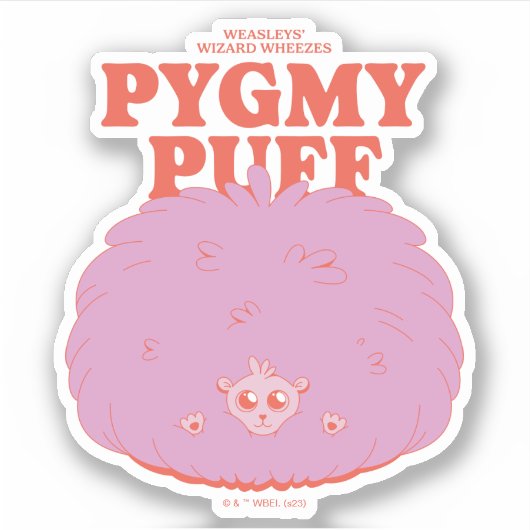 Sticker HARRY POTTER™ | Weasley's Wizard Pygmy Puff (Devant)