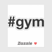 Sticker Hashtag GYM (Feuille)