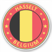 Sticker Hasselt (Devant)