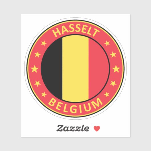 Sticker Hasselt (Feuille)